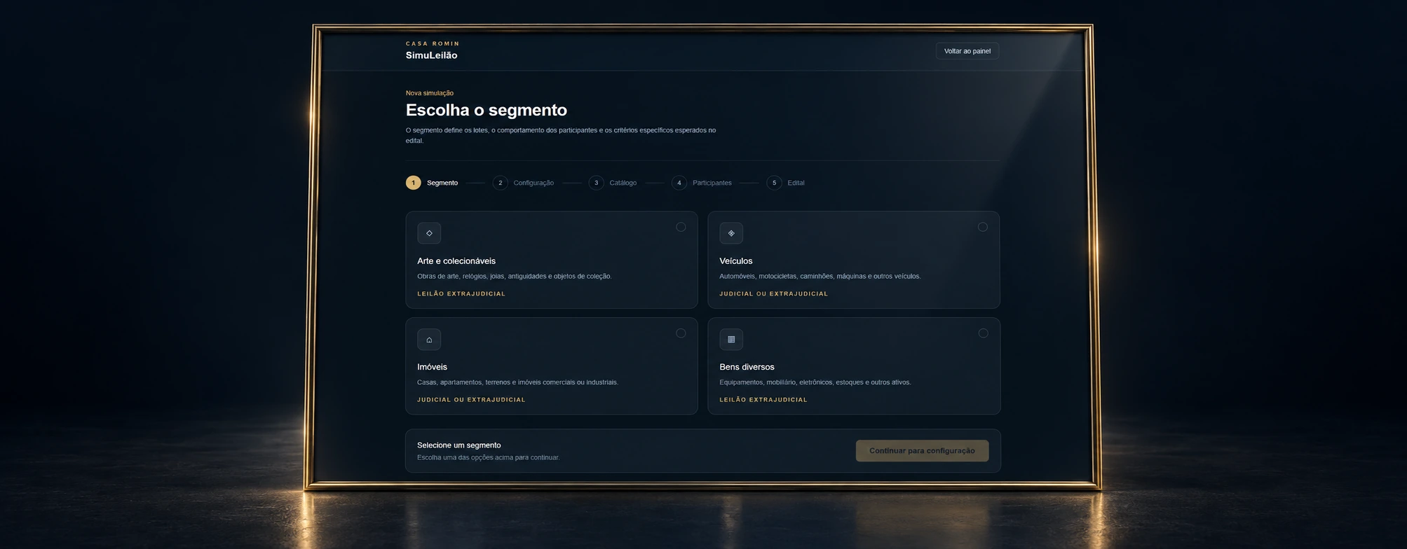 Tela do SimuLeilão 2